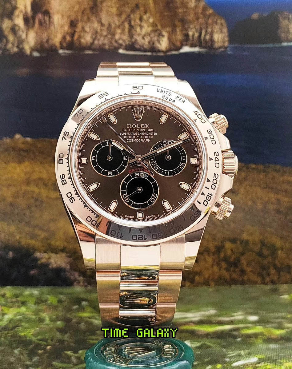 ROLEX Cosmograph Daytona Everose Gold Chocolate Oyster 116505