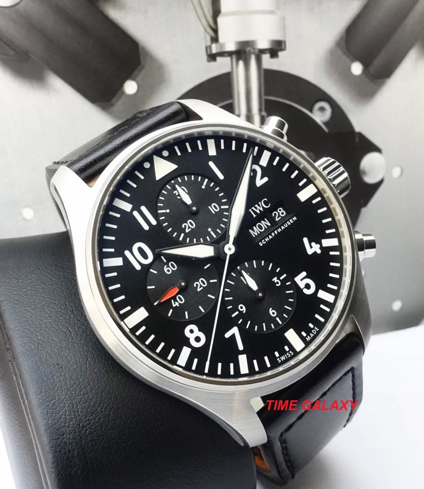 IWC Pilot s Chronograph Day Date IW377709 Time Galaxy Watch