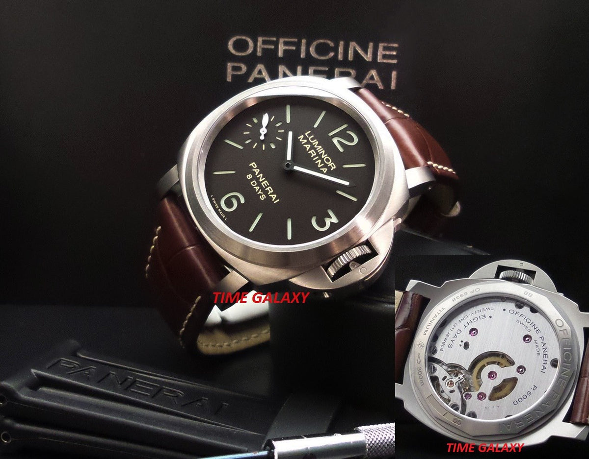 PANERAI Luminor Marina 8 Days Titanio PAM 564 Time Galaxy