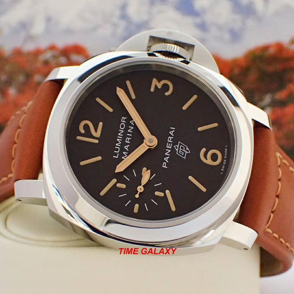 Pre Owned Panerai Luminor Marina Logo Tropical PAM632 Time