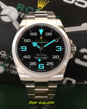 Load image into Gallery viewer, Rolex Air-King 3,6,9 numerals chromalight blue luminescence display