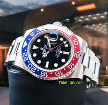 Load image into Gallery viewer, Rolex Pepsi 126710BLRO black dial blue and red bezel