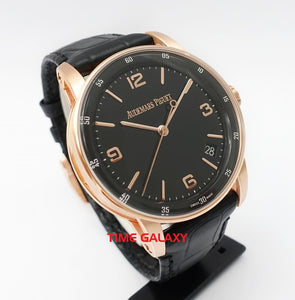 AP 15210OR.OO.A002CR.01 lacquered black dial pink gold case sapphire crystal