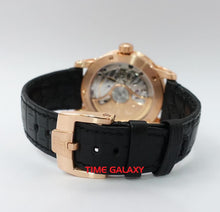 Load image into Gallery viewer, AP 15210OR.OO.A002CR.01 black alligator strap pink gold pin buckle