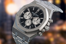 Load image into Gallery viewer, Buy Sell Audemars Piguet RO Chronograph Black 26331ST.OO.1220ST at Time Galaxy