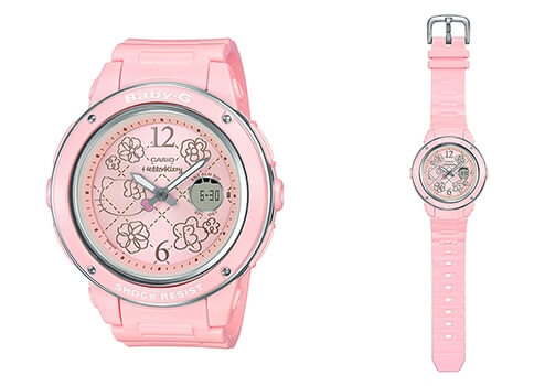 Brand new genuine Casio Baby-G special collaboration Hello Kitty 25th Anniversary limited edition pink colour wrist watch