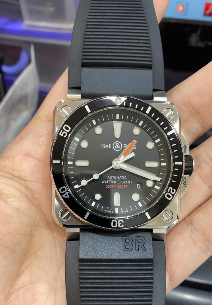 Pre Owned BELL ROSS Instruments BR 03 92 Diver Watch Time