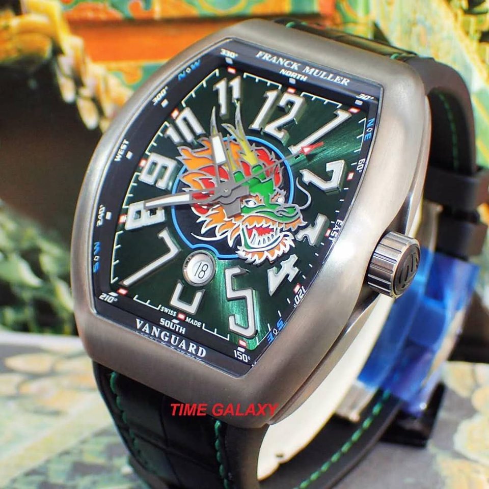 Authentic Franck Muller Vanguard Titanium V45 Dragon V 45 SC DT LT DD RG BR TT Limited Edition Men's Watch