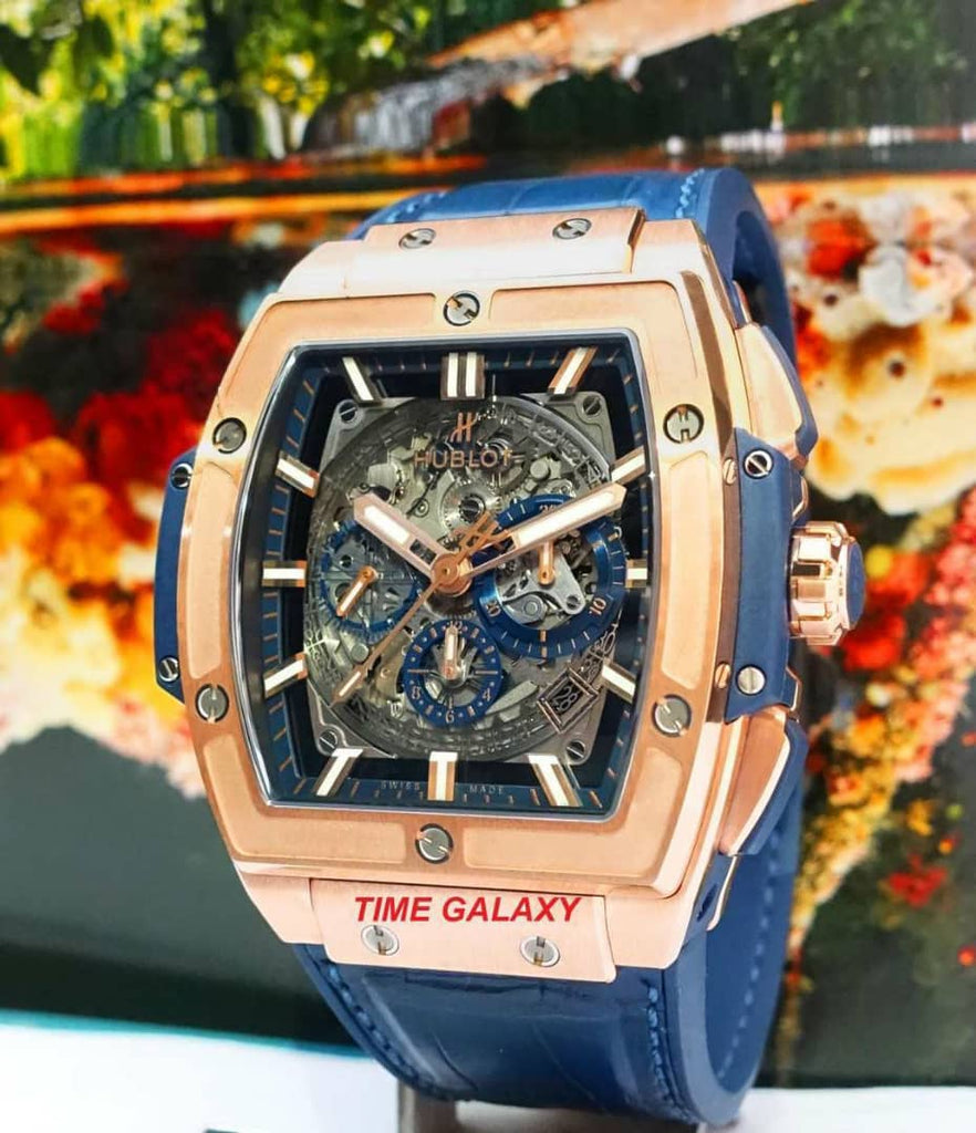 Hublot blue hot sale king gold