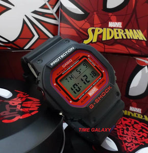 Original Spiderman special edition watch model ga-5600spider-1 at Time Galaxy Watch Shop
