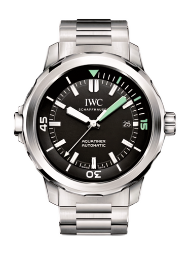 IWC Aquatimer Stainless Steel Black Bracelet IW3290-02