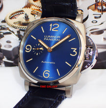 Load image into Gallery viewer, Buy Sell Panerai Luminor Due Titanio Blue PAM 729 at Time Galaxy