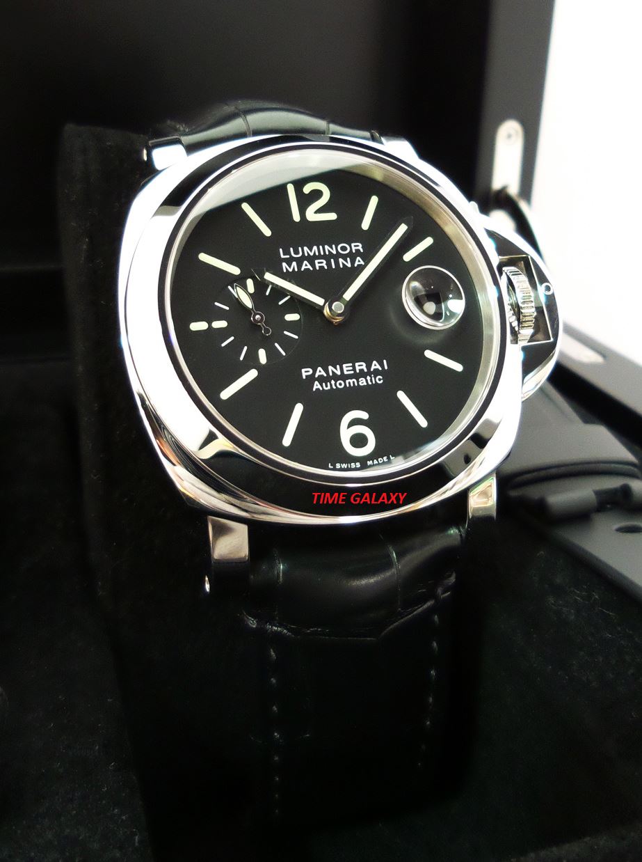 PANERAI Luminor Marina Acciaio 44mm PAM104 Time Galaxy Time