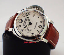 Load image into Gallery viewer, Panerai PAM523 white dial, date display, night indicator
