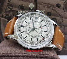Load image into Gallery viewer, Patek Philippe 5212A-001 silver dial stick indexes Dauphine hands