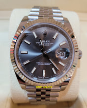 Load image into Gallery viewer, Buy Sell Rolex Datejust 41 White Rolesor Oystersteel Dark Rhodium 126334 at Time Galaxy