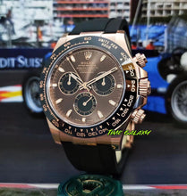 Load image into Gallery viewer, Rolex Cosmograph Daytona Everose Choc Oysterflex 116515LN-0041