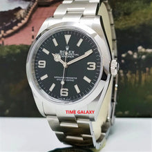 Load image into Gallery viewer, Rolex Explorer 36 Oystersteel Black 124270-0001