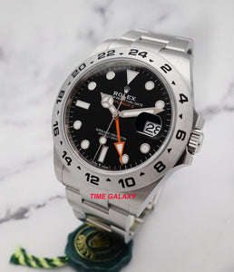 Buy Sell Trade Rolex Explorer II Black 226570 Time Galaxy