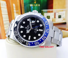 Load image into Gallery viewer, Rolex 126710BLNR-0003 black dial bezel in black blue