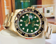 Load image into Gallery viewer, Rolex 116718ln-0002 made of yellow gold, green dial