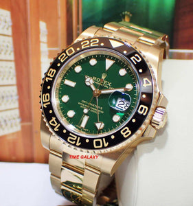 Buy Sell Rolex GMT-Master II Yellow Gold 116718LN at Time Galaxy Malaysia