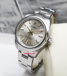Buy Sell Trade Rolex Oyster Perpetual Silver 276200 at Time Galaxy