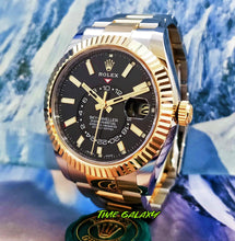 Load image into Gallery viewer, Rolex Sky-Dweller Yellow Rolesor Black 326933-0002