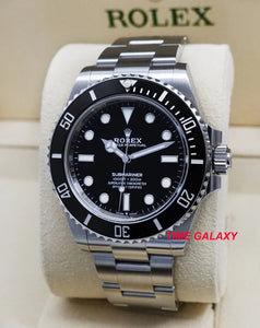 Rolex Submariner 41 No Date Oystersteel Cerachrom Black 124060-0001
