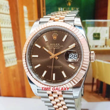 Load image into Gallery viewer, Rolex Datejust 41 Rolesor Everose Fluted Jubilee Chocolate 126331-0002