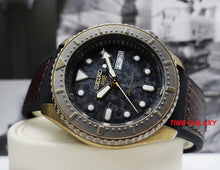 Load image into Gallery viewer, Seiko SRPE80K1 black meteorite texture dial Lumibrite hands indexes
