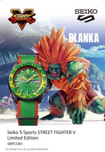 Load image into Gallery viewer, SEIKO Street Fighter V Blanka Edition