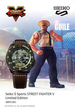 Load image into Gallery viewer, SEIKO Street Fighter V Guile Edition