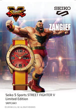 Load image into Gallery viewer, SEIKO Street Fighter V Zangief Edition