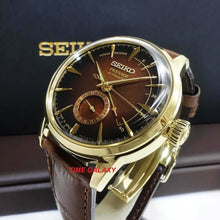 Load image into Gallery viewer, Seiko Presage SSA392J1 Stainless steel with golden coating, hardlex crystal, materials