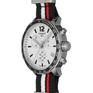 Brand New 100% Genuine TISSOT QUICKSTER 42mm Nato Chronograph Quartz Watch