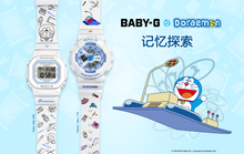 Load image into Gallery viewer, Doraemon watch with shock resistance, 100 meter water resistant, World time and LED light for night mode
