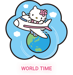 Hello kitty watch support world time function