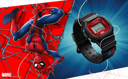 Casio G-shock special collaboration Marvel the Avenger Spiderman limited edition wrist watch