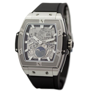 Hublot 647.NX.1137.RX powered by HUB1770 self-winding skeleton, big date moonphase movement, 50 hour power reserve