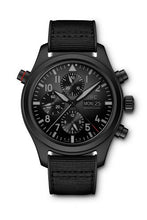 Load image into Gallery viewer, Authentic IWC Pilot&#39;s Double Chronograph Top Gun Ceratanium IW3718-15 Watch