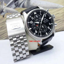 Load image into Gallery viewer, Pre-Owned IWC Pilot&#39;s Watch Automatic Chronograph IW377709