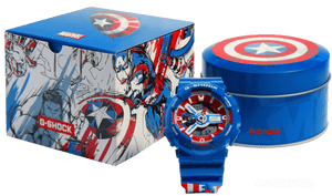 Brand new authentic The Avengers Endgame Captain America watch comes in full package with shield design box