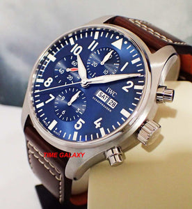 IWC IW377714 Le Petit, blue dial, sapphire glass, stainless steel