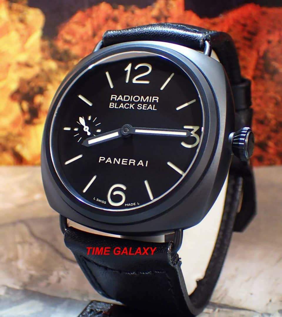 Pre Owned 100 Genuine PANERAI Radiomir Black Seal Ceramica PAM