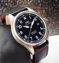 Load image into Gallery viewer, Second hand luxury Swiss IWC IW327001 watch with calfskin leather excellent condition
