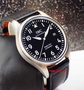 Second hand luxury Swiss IWC IW327001 watch with calfskin leather excellent condition