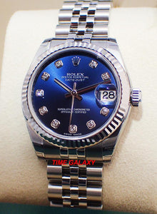 Rolex Datejust 31 Jubilee Blue Diamonds 178274-0048