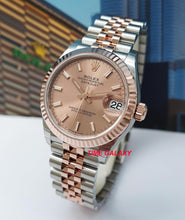 Load image into Gallery viewer, Buy Sell Rolex Datejust 31 Rolesor Everose Gold 278271 at Time Galaxy