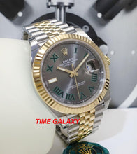 Load image into Gallery viewer, Rolex 126333-0020 made of yellow gold and stainless steel, grey dial, Wimbledon indexes
